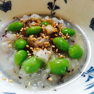 おつまみに！枝豆ゆかりおろし